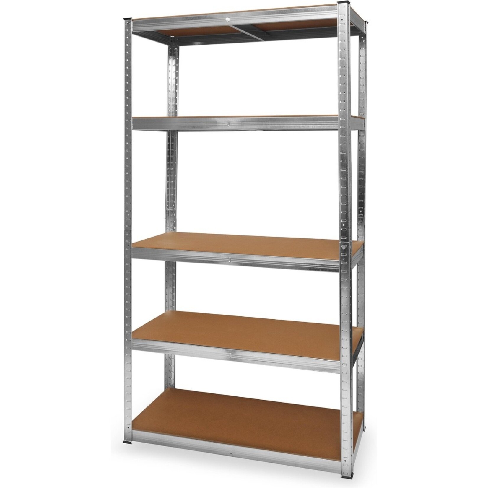 QLT No Less QLT Stellingkast met 5 Schappen - Open Opbergkast - 180 x 90 x 40 cm - Metaal