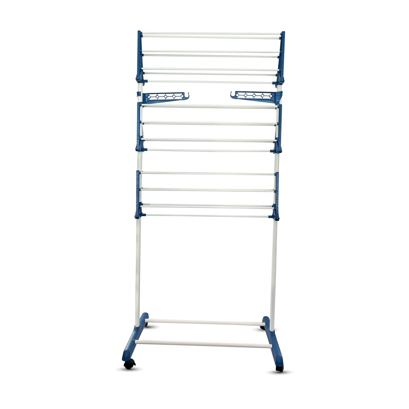 Shine for your daily cleaning Shine Inklapbaar Droogrek / Droogtoren op Wielen – Wasrek met 18 Stangen