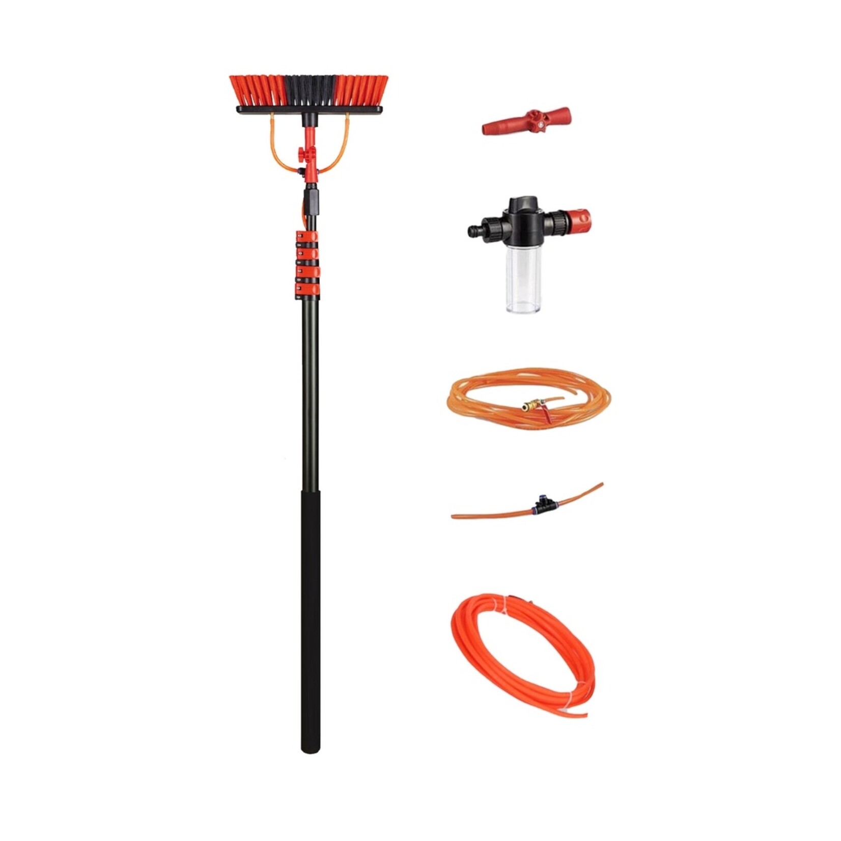 Shine for your daily cleaning Shine Uitschuifbare Waterborstel XXL / Telescopische Wasborstel - 7 Meter