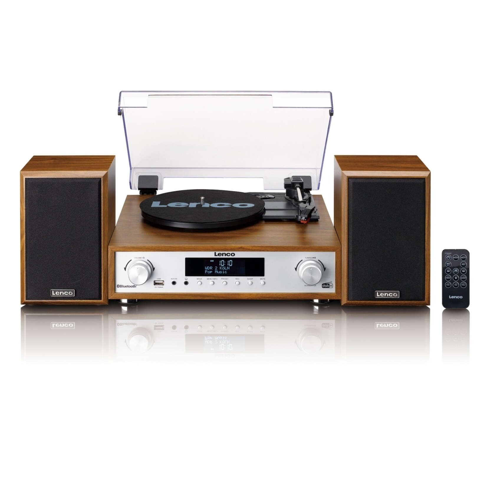 Lenco Lenco MC-160WD Stereo Set met Platenspeler - Radio en Bluetooth