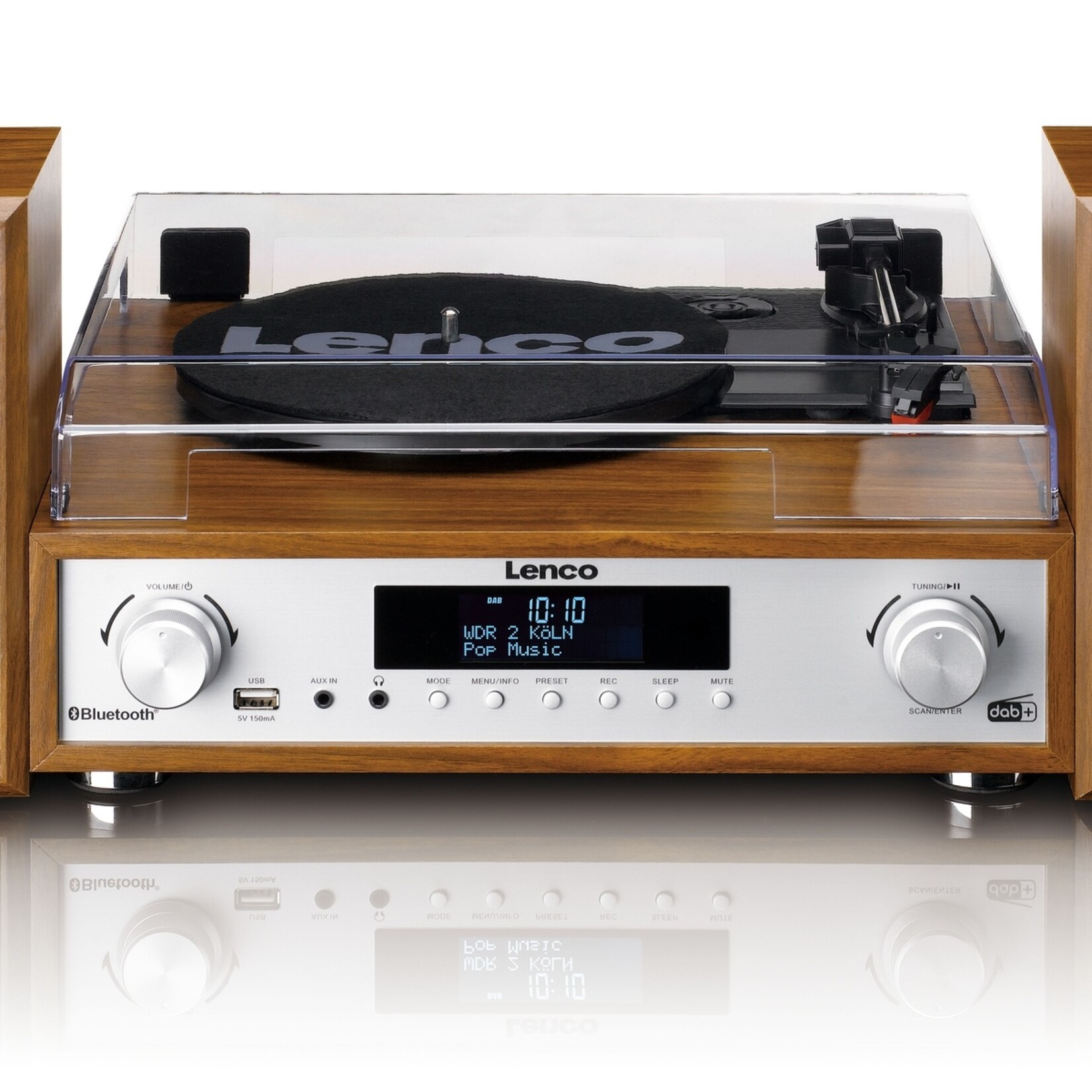 Lenco Lenco MC-160WD Stereo Set met Platenspeler - Radio en Bluetooth
