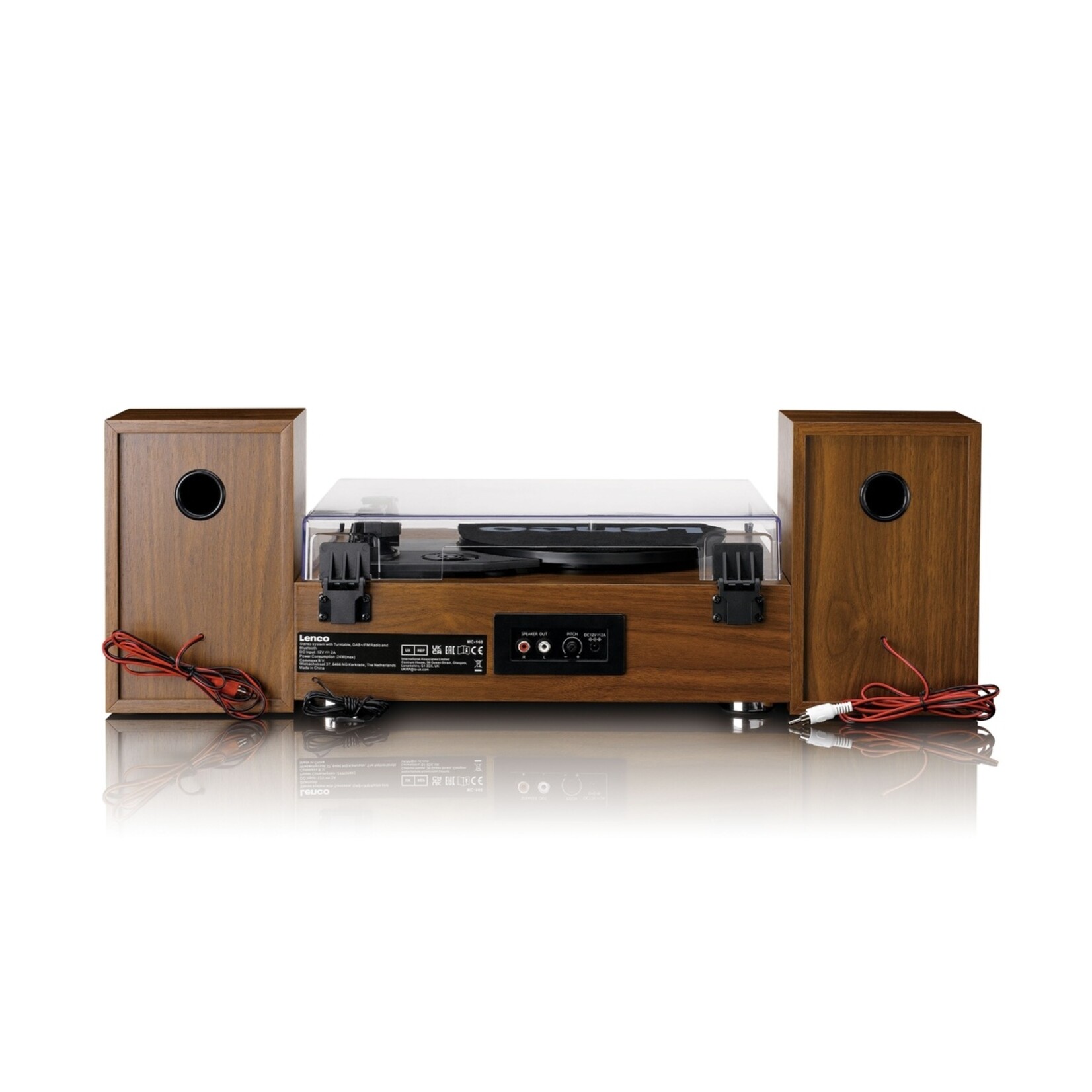 Lenco Lenco MC-160WD Stereo Set met Platenspeler - Radio en Bluetooth
