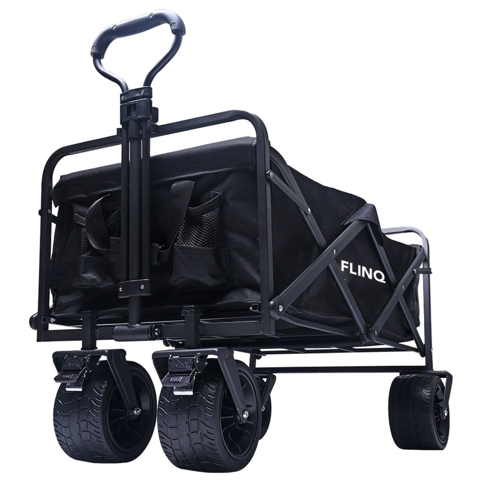 FlinQ FlinQ Opvouwbare Bolderkar – Draagkracht tot 90KG – Inhoud 100L