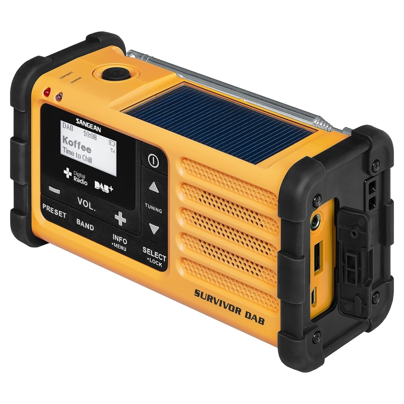 Sangean Sangean MMR-88DAB Survivor DAB+/FM Noodradio met Oplaadbare Batterij