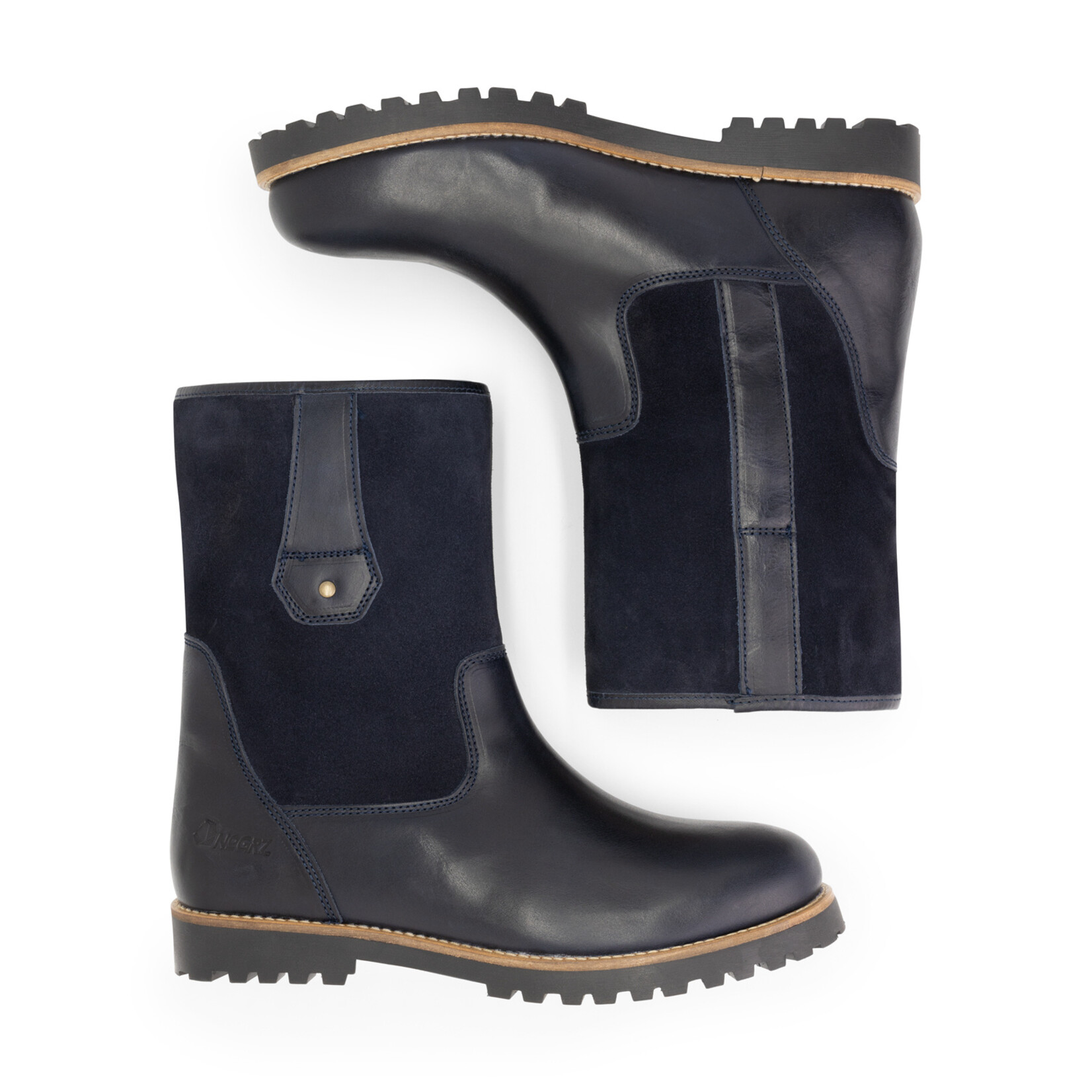 NoGRZ NoGRZ R. Cassels Halfhoge Laarzen voor Dames - 100% Leer
