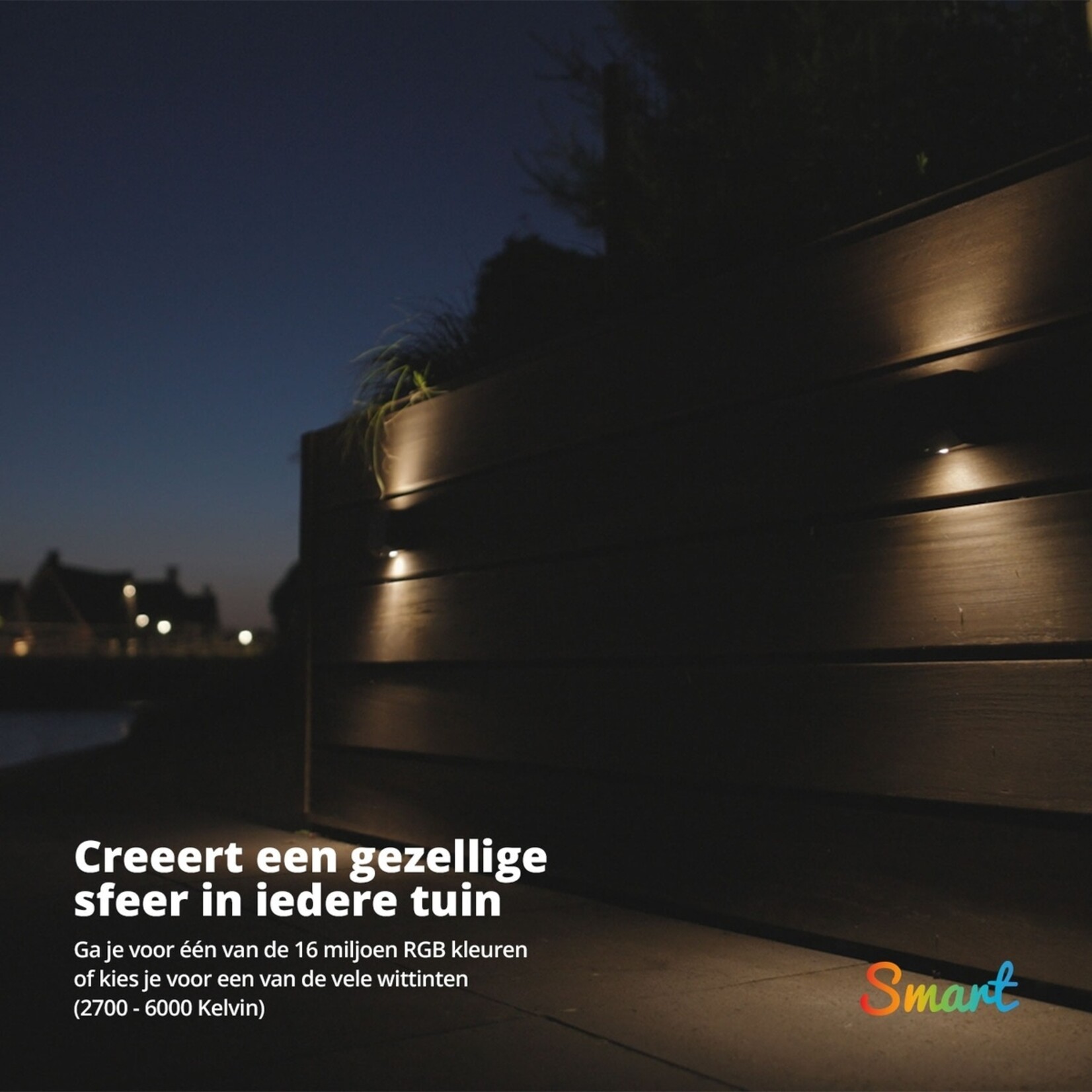FlinQ FlinQ Orion Slimme Buitenlamp op Zonne-energie met App-bediening