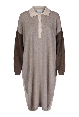 One & Other Mehrfarbiges Blockkleid