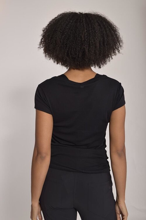 10Days Schwarz DAS SLIM FIT TEE