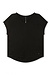 10Days Schwarzes V-AUSSCHNITT T-SHIRT