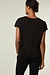 10Days Schwarzes V-AUSSCHNITT T-SHIRT
