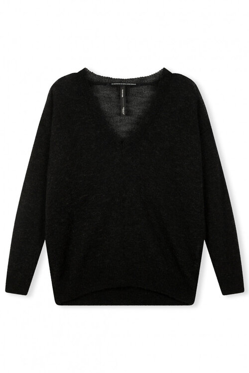 10Days Schwarzer DER DÜNNE PULLOVER