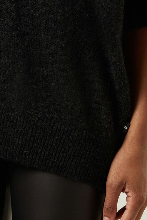 10Days Schwarzer DER DÜNNE PULLOVER
