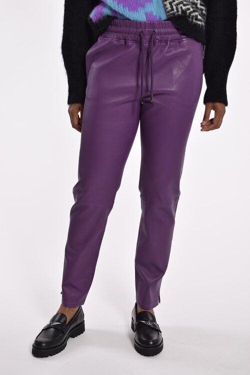 Zadig & Voltaire Noir Joecassin Semy-Shiny Kalbsleder