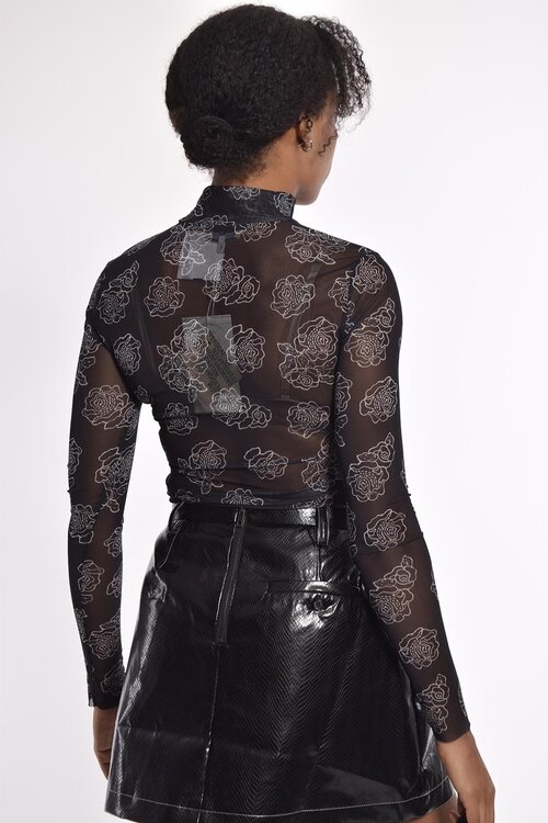 Baum Und Pferdgarten Schwarzer Rock