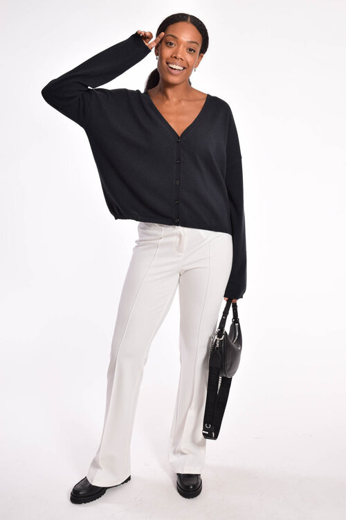 Cambio Ecru mit Rosenmotiv