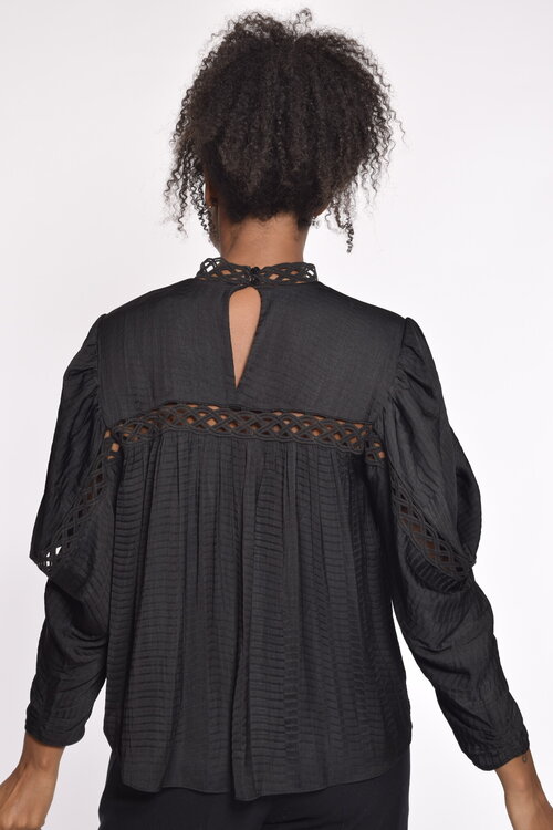 IRO Schwarze Bluse