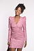 Ganni Rosa Stretch-Minikleid
