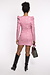 Ganni Rosa Stretch-Minikleid