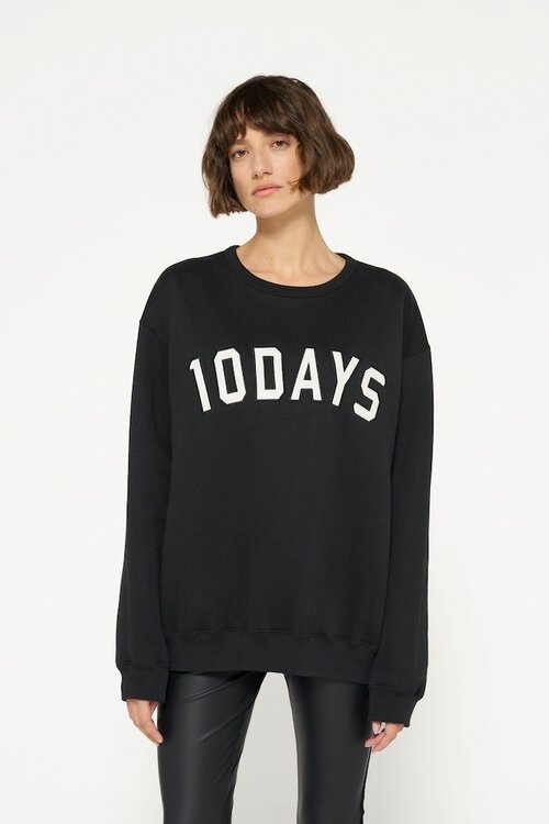 10Days Schwarzer Statement-Pullover