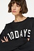 10Days Schwarzer Statement-Pullover