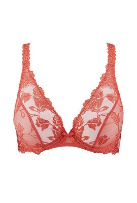 Aubade Orangefarbener Softessence Triangle BH