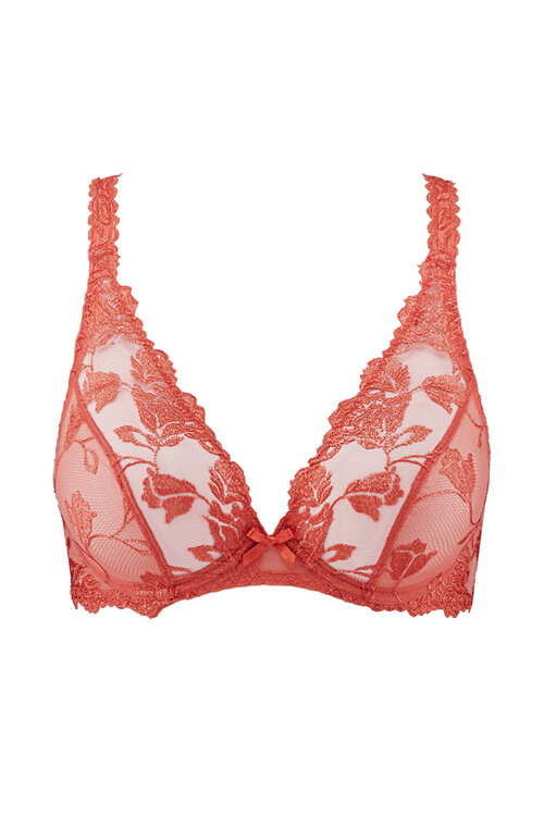 Aubade Orangefarbener Softessence Triangle BH