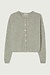 American Vintage Hellgrau melierte Strickweste