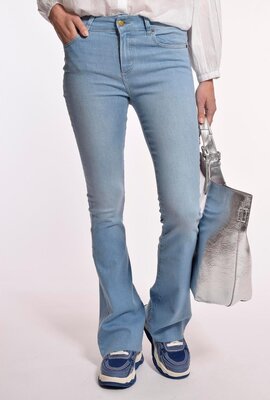 Lois Jeans Indigoblaue Jeans mit ausgestelltem Ausschnitt