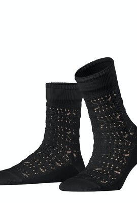 Falke Schwarze FALKE Granny Square Damen