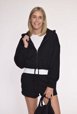 IRO Schwarzer Hoodie