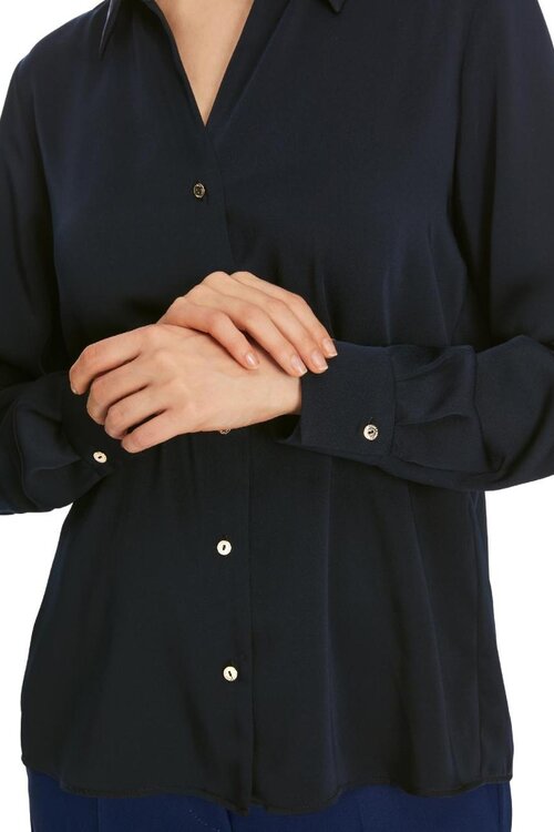Marc Cain Dunkelblaue Bluse