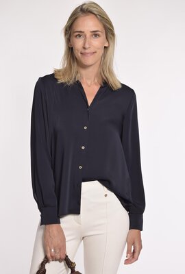 Marc Cain Dunkelblaue Bluse