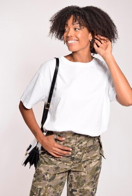 American Vintage Weißes T-Shirt