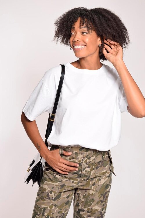 American Vintage Weißes T-Shirt