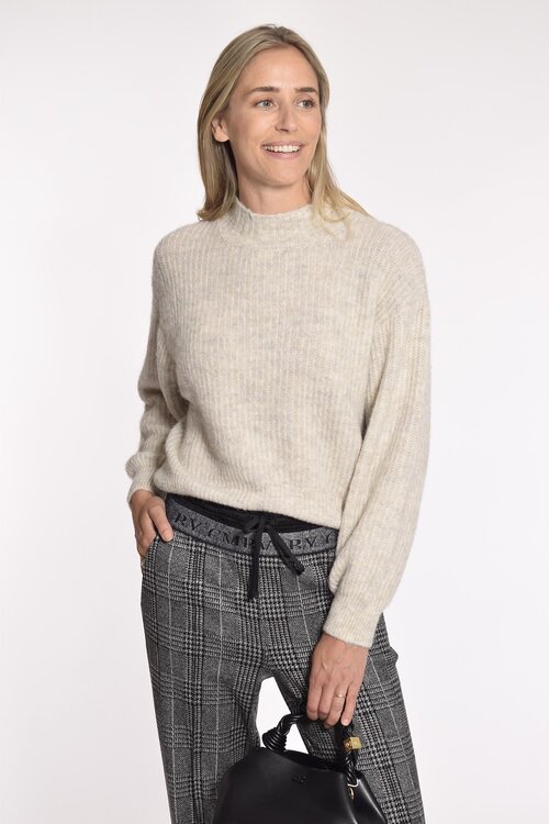 American Vintage Grauer Strickpullover