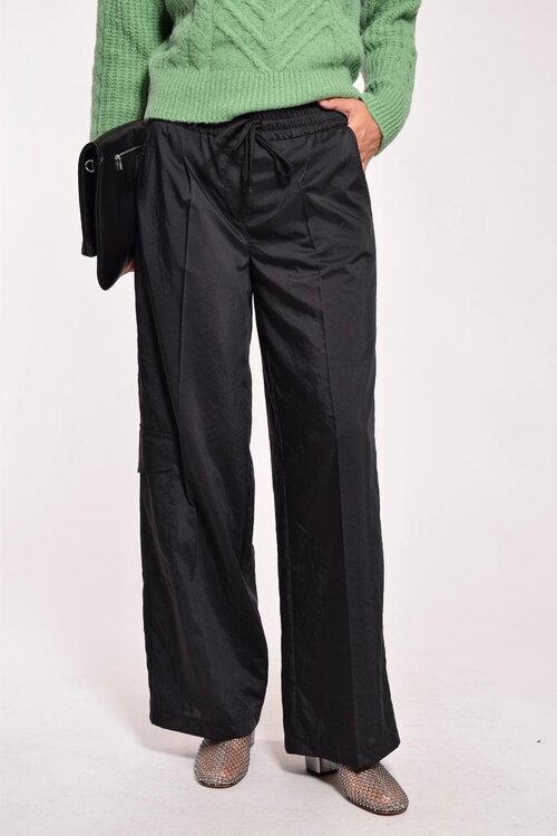 Cambio Schwarze Amalia Cargo Wide Leg