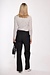 Neeve Graues Langarmshirt mit Rundhalsausschnitt
