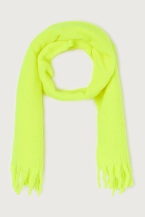 American Vintage Gelber Gestrickter Schal