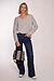 Absolut Cashmere Grauer V-Ausschnitt Pullover