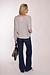 Absolut Cashmere Grauer V-Ausschnitt Pullover