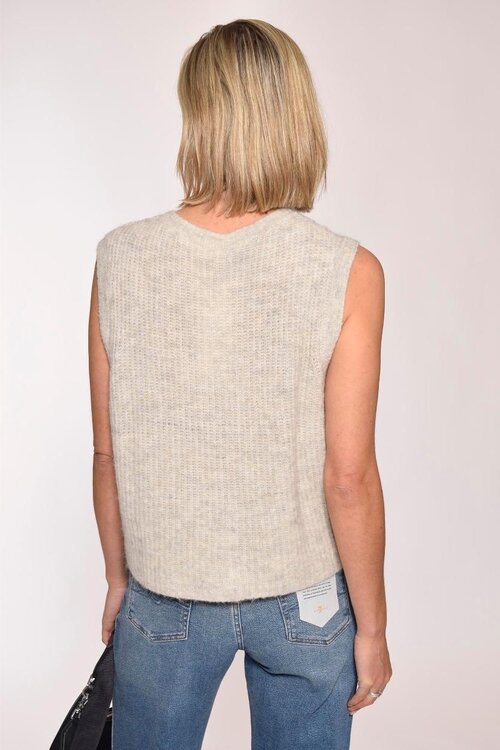 American Vintage Graue Strickweste