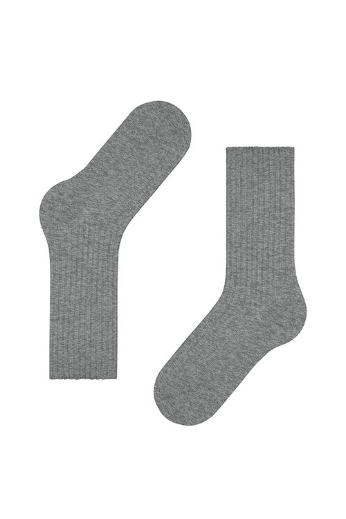 Falke Graue FALKE Cosy Wool Boot Damen