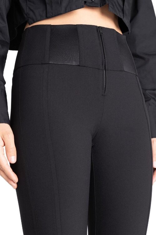 Cambio Schwarze Rebelle Slim Fit Hose