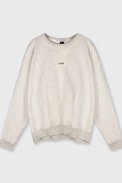10Days Soft white Nahkampf DER SAUBERE STATEMENT-PULLOVER