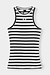 10Days white/black DAS TANKTOP STREIFEN