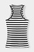 10Days white/black DAS TANKTOP STREIFEN