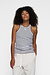 10Days white/black DAS TANKTOP STREIFEN