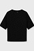 10Days Schwarzes Kurzarmshirt mit Punkten