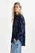 Essentiel Antwerp Dunkelblaue Paillettenbluse