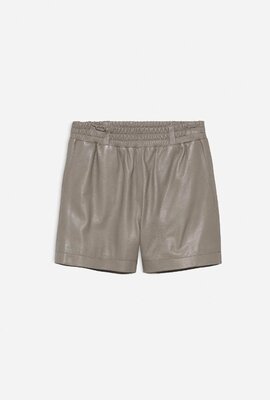 Studio AR by Arma Taupe Rosa Leder Short